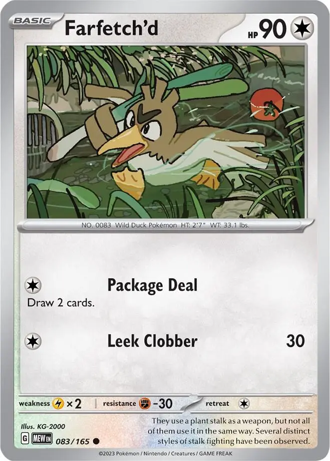 Farfetch'd, Pokémon 151 083/165