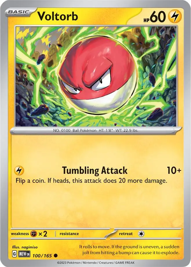 Voltorb, Pokémon 151 100/165