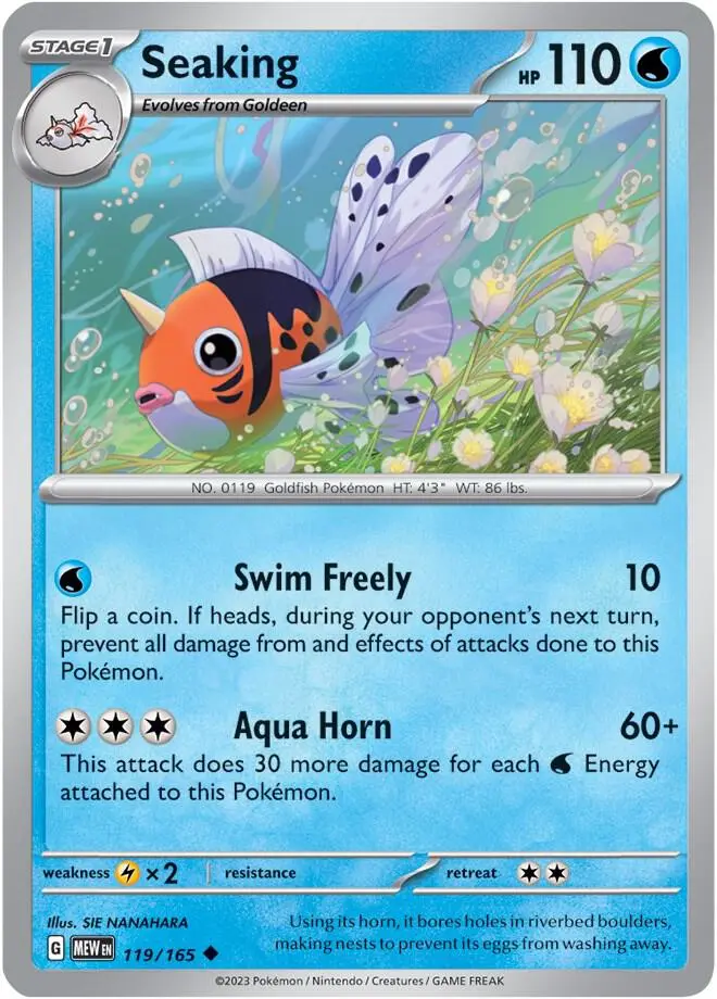 Seaking, Pokémon 151 119/165