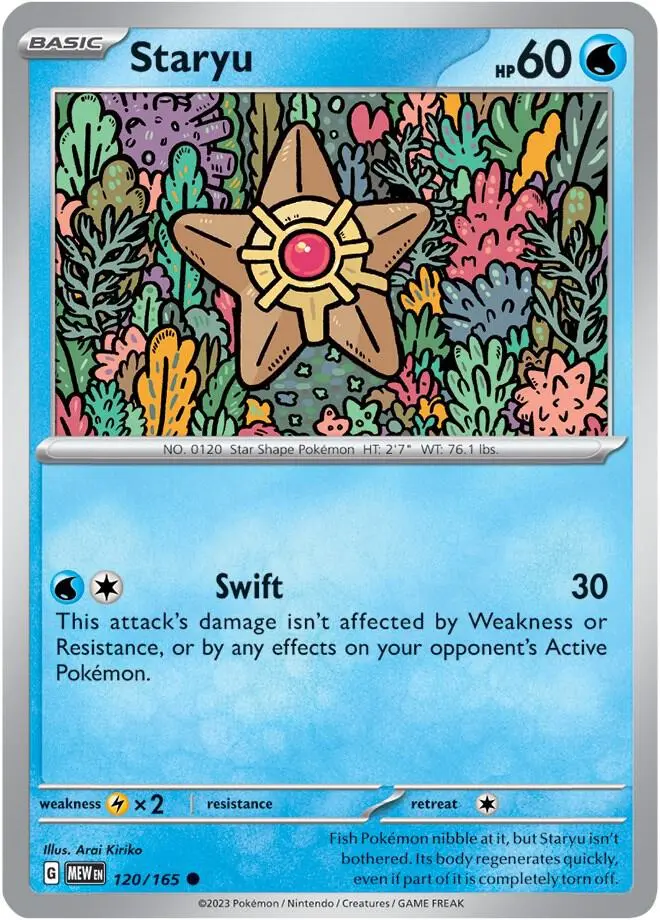 Staryu, Pokémon 151 120/165
