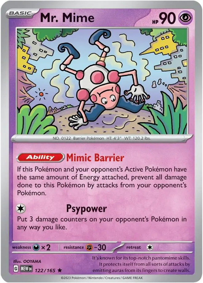 Mr. Mime, Pokémon 151 122/165