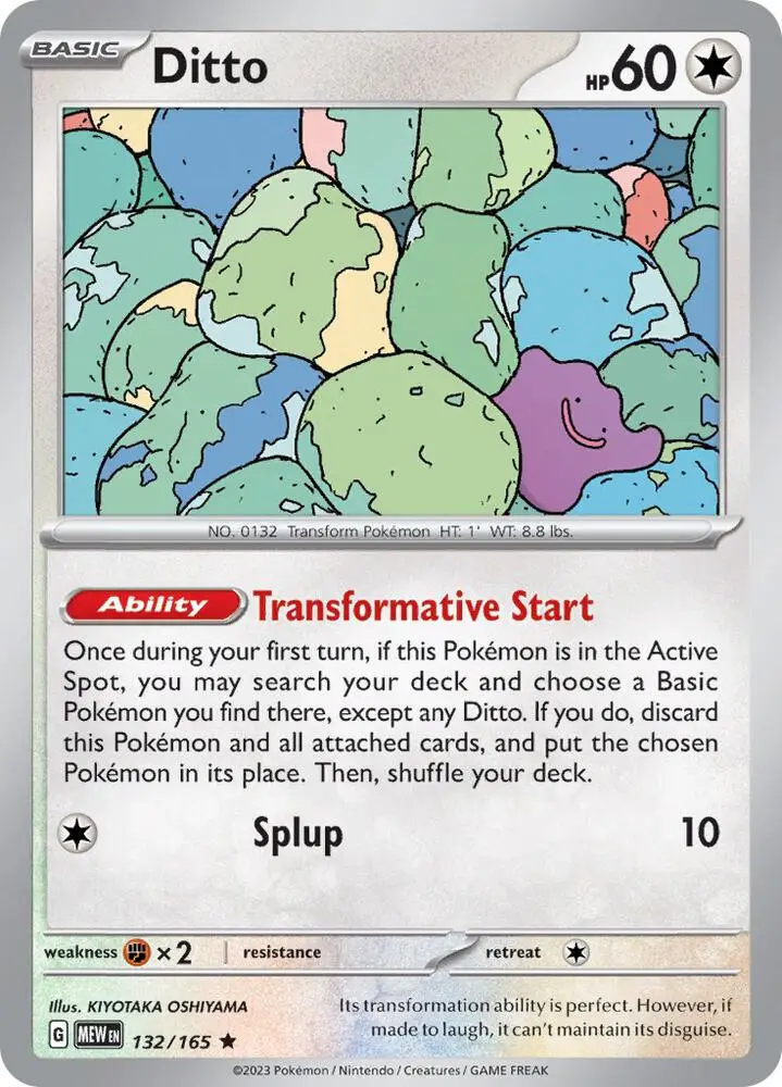 Ditto, Pokémon 151 132/165