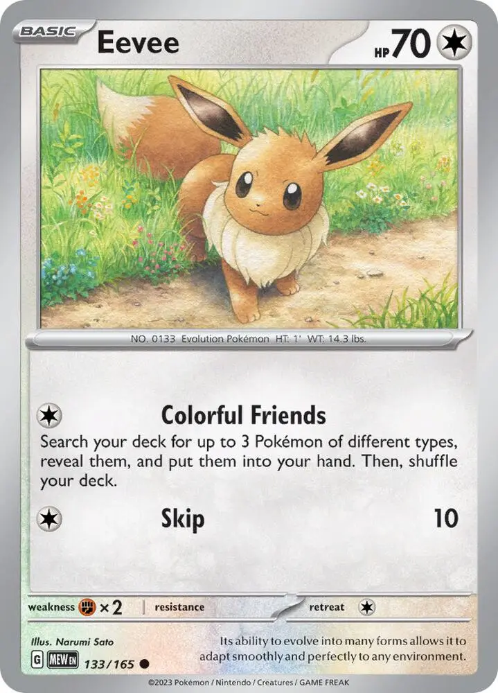 Eevee, Pokémon 151 133/165