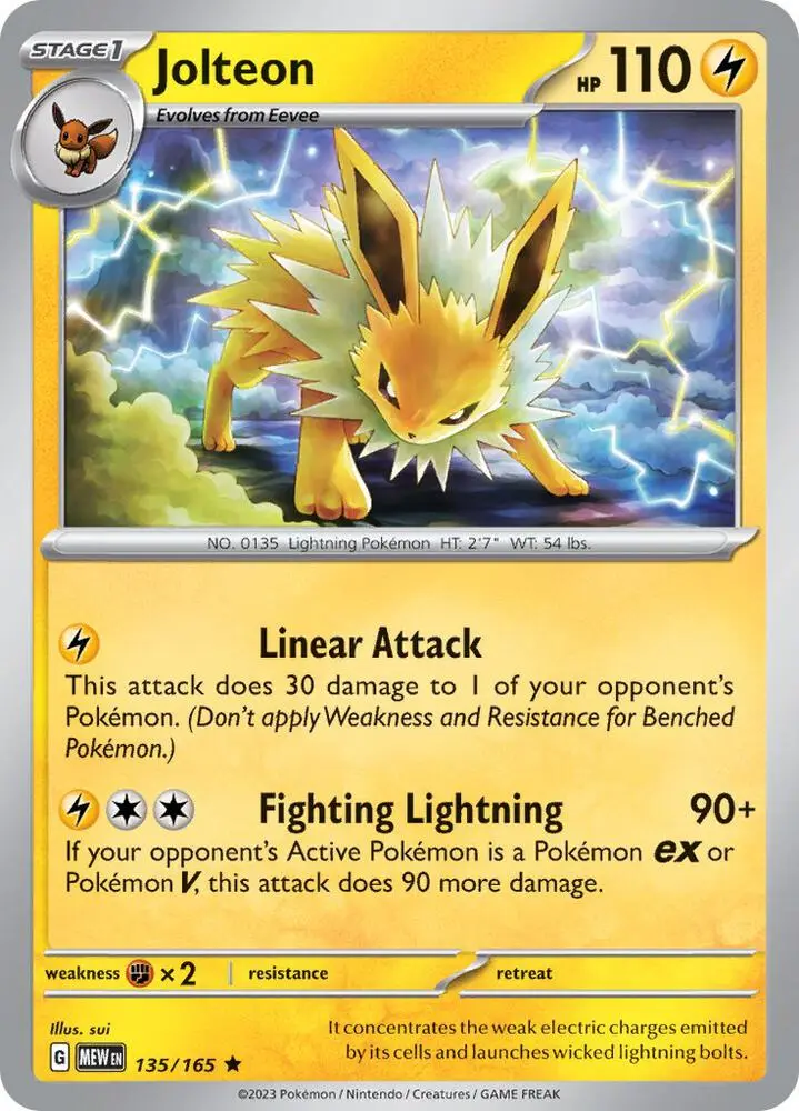 Jolteon, Pokémon 151 135/165