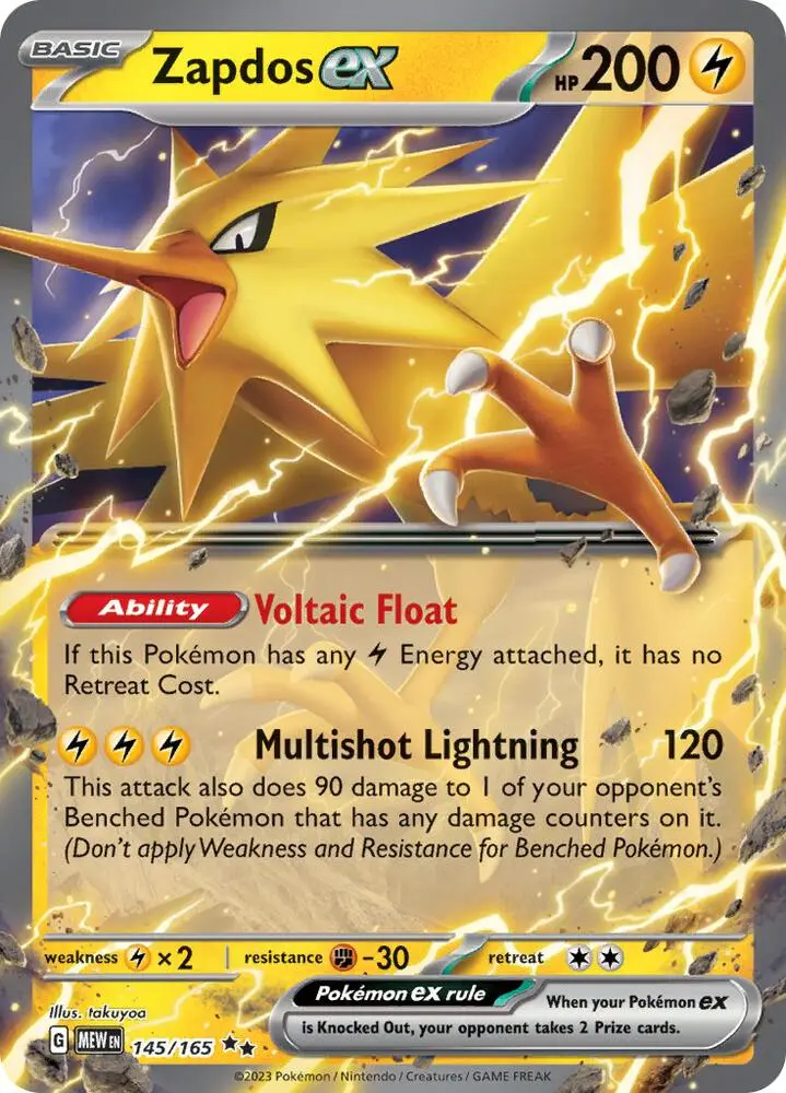 Zapdos ex, Pokémon 151 145/165