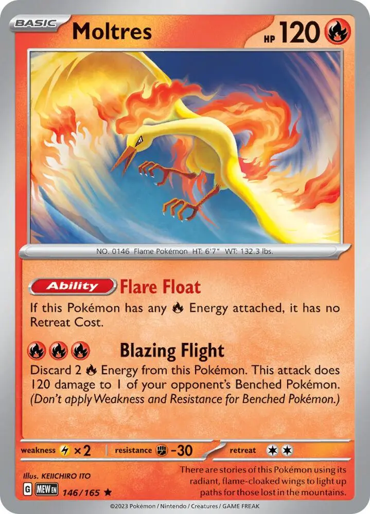 Moltres, Pokémon 151 146/165