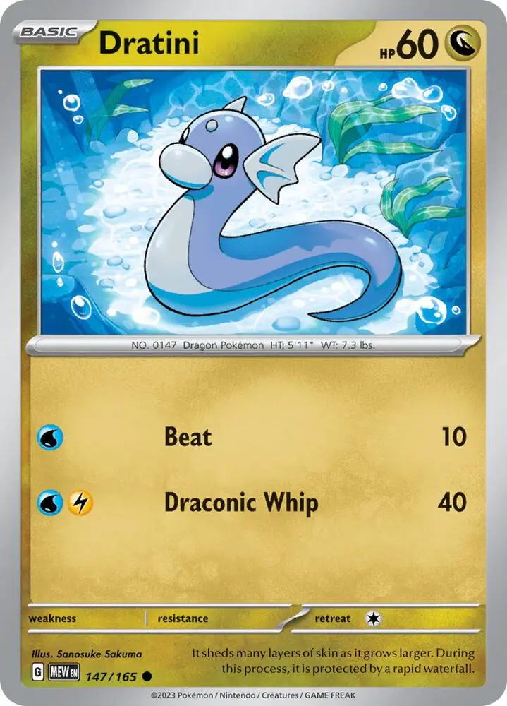 Dratini, Pokémon 151 147/165