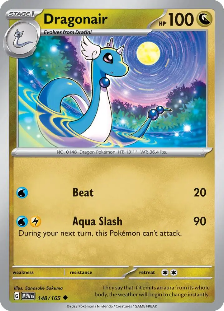 Dragonair, Pokémon 151 148/165