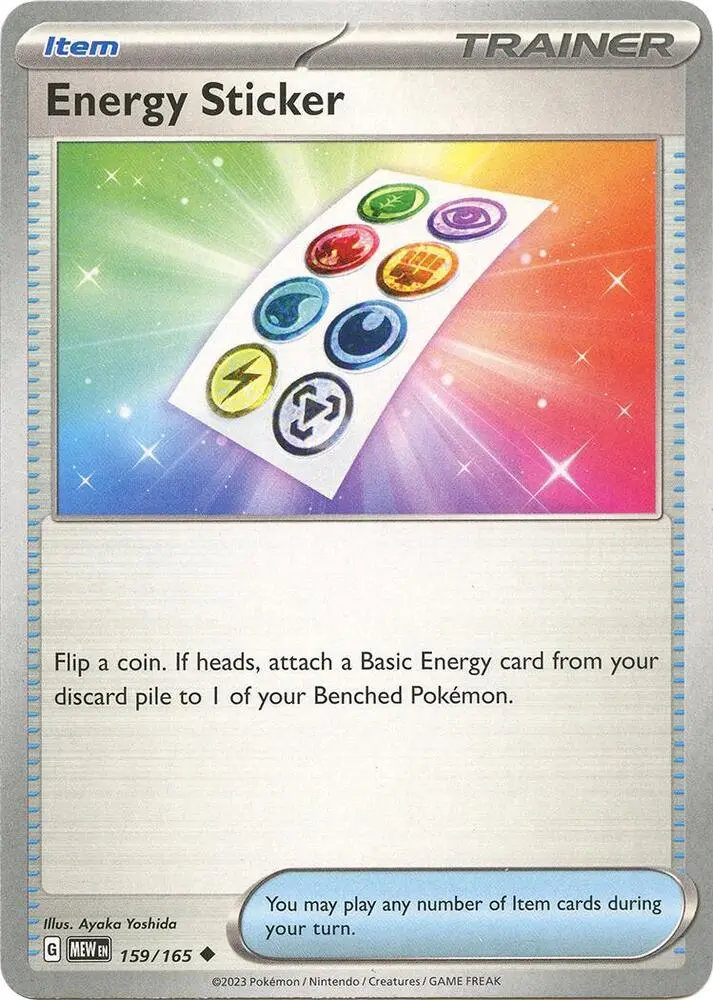 Energy Sticker, Pokémon 151 159/165