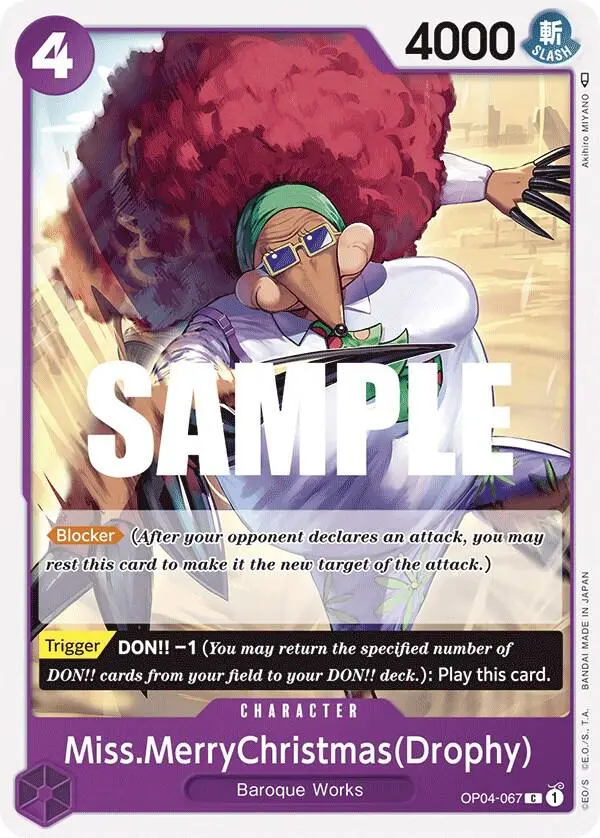 Miss.MerryChristmas (Drophy), Kingdoms of Intrigue OP04-067