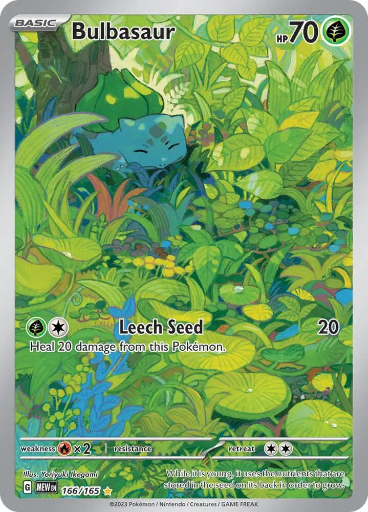 Bulbasaur, Pokémon 151 166/165