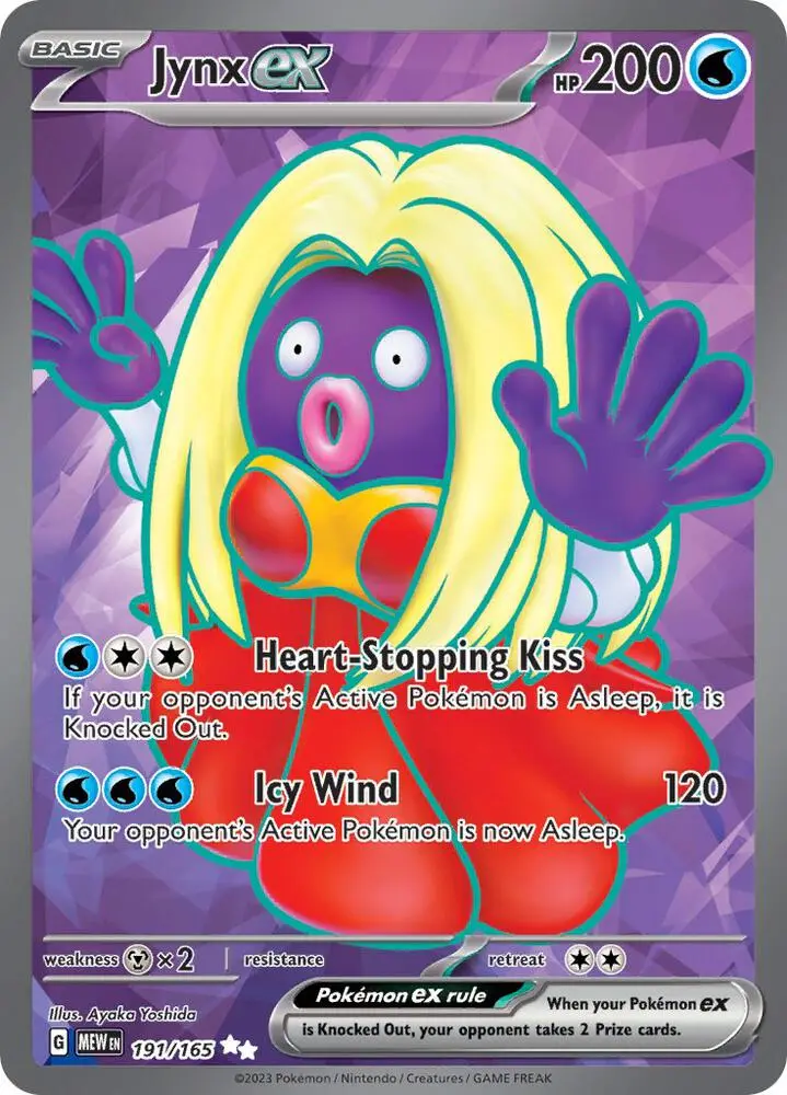 Jynx ex, Pokémon 151 191/165