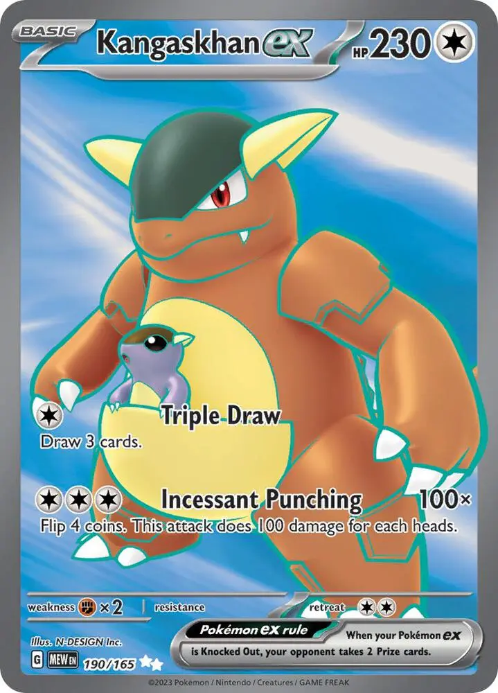 Kangaskhan ex, Pokémon 151 190/165