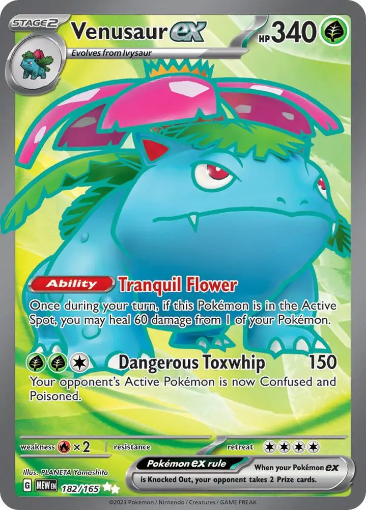 Venusaur ex, Pokémon 151 182/165