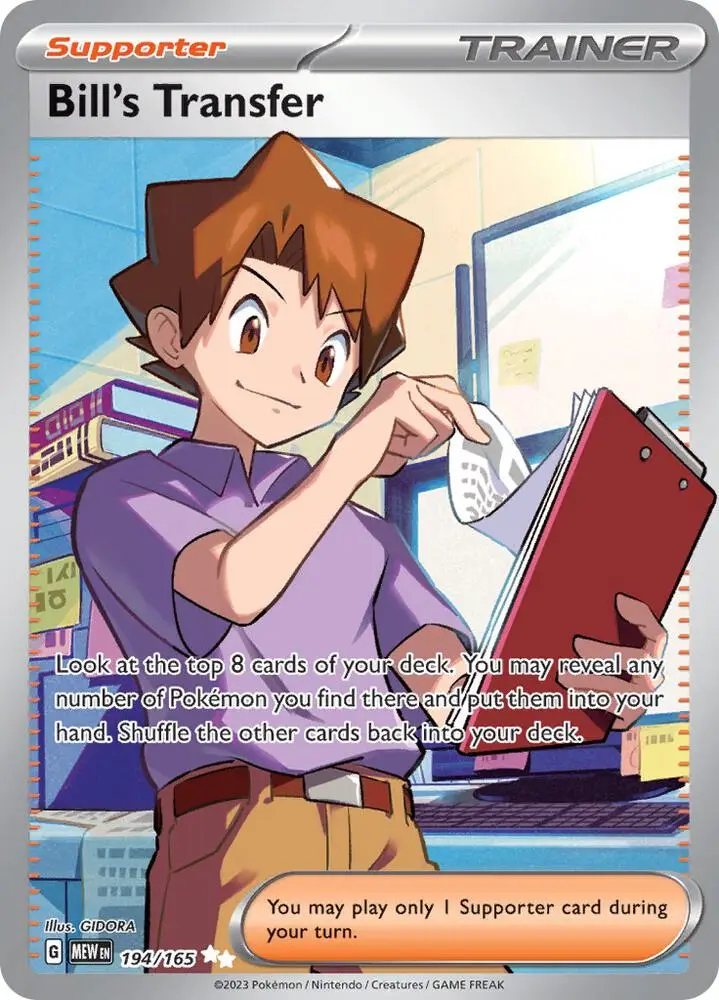 Bill's Transfer, Pokémon 151 194/165