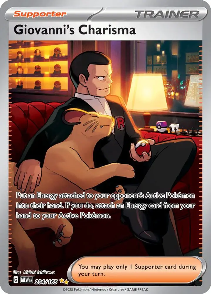 Giovanni's Charisma, Pokémon 151 204/165