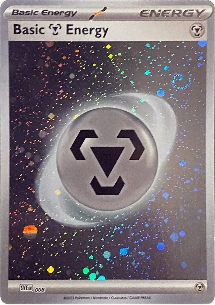 Basic Metal Energy (Cosmos Holo), Scarlet & Violet Energy 008