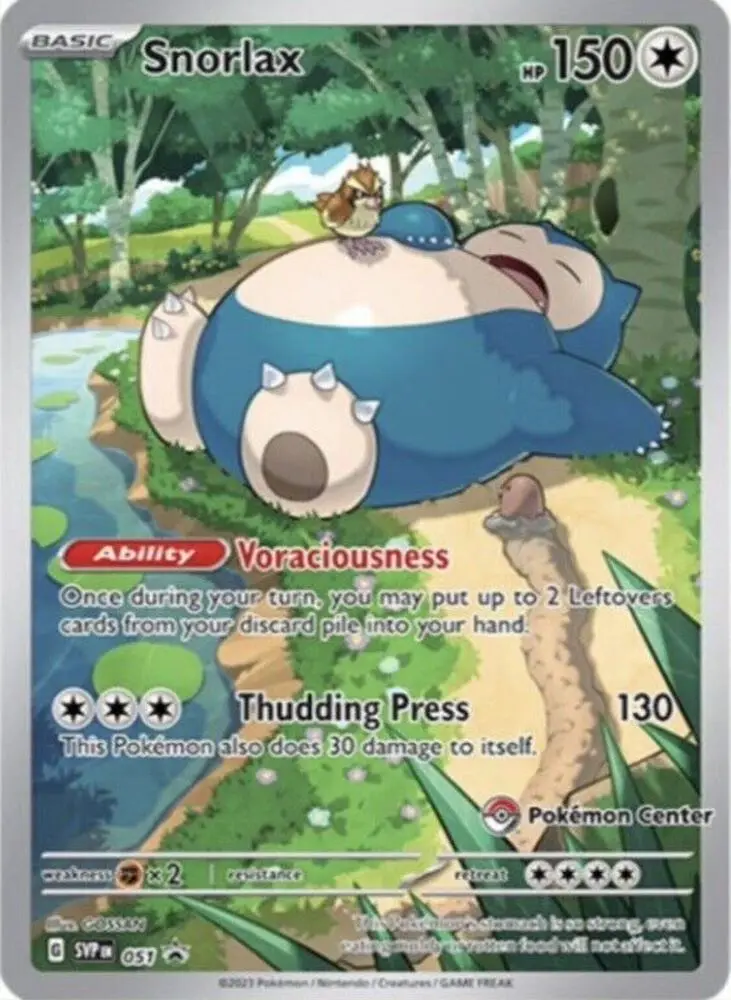 Snorlax, SVP Black Star Promos 051