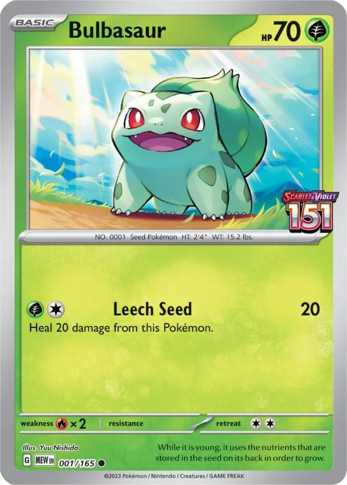 Bulbasaur, Miscellaneous Cards & Products 001/073