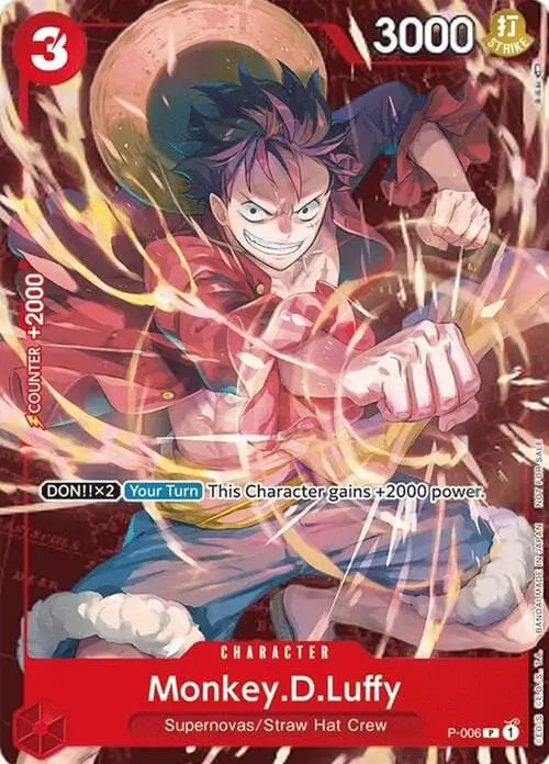 Monkey.D.Luffy (Retail Promo), One Piece Promotion Cards P-006