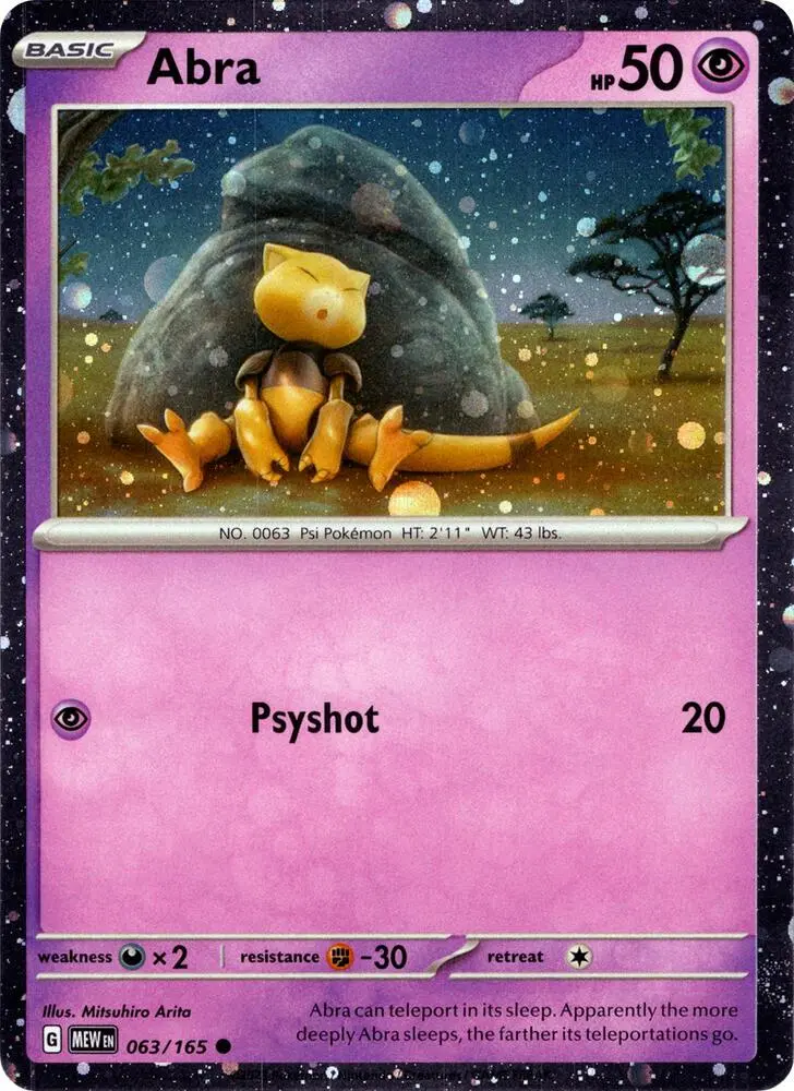 Abra, Miscellaneous Cards & Products 063/165