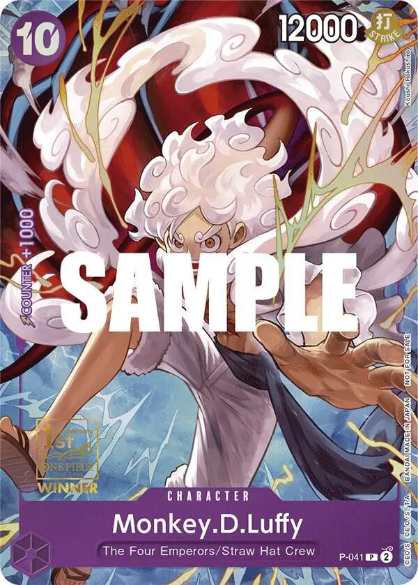 Monkey.D.Luffy (1st Anniversary Tournament), One Piece Promotion Cards P-041
