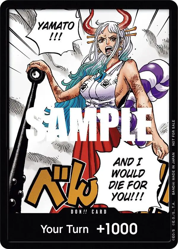 DON!! Card (Yamato 1st Anniversary DON!! Card Pack), One Piece Promotion Cards DON!!