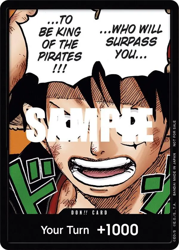 DON!! Card (Monkey.D.Luffy 1st Anniversary DON!! Card Pack), One Piece Promotion Cards DON!!
