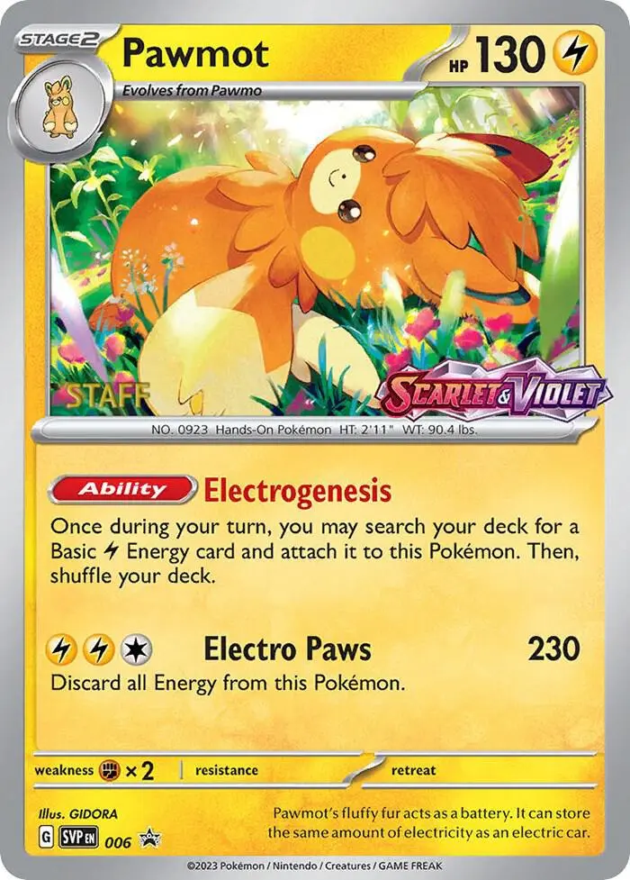 Pawmot, SVP Black Star Promos 006