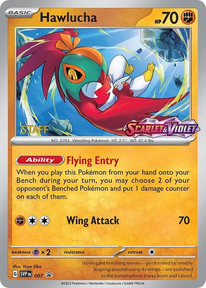 Hawlucha, SVP Black Star Promos 007
