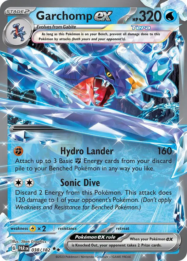 Garchomp ex, Paradox Rift 038/182