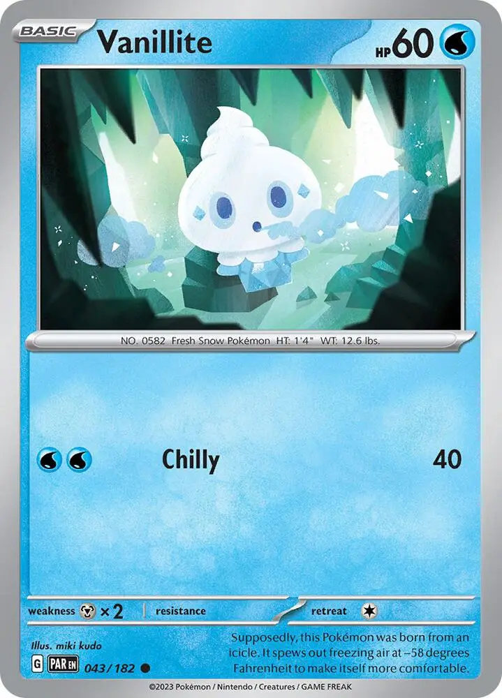 Vanillite, Paradox Rift 043/182