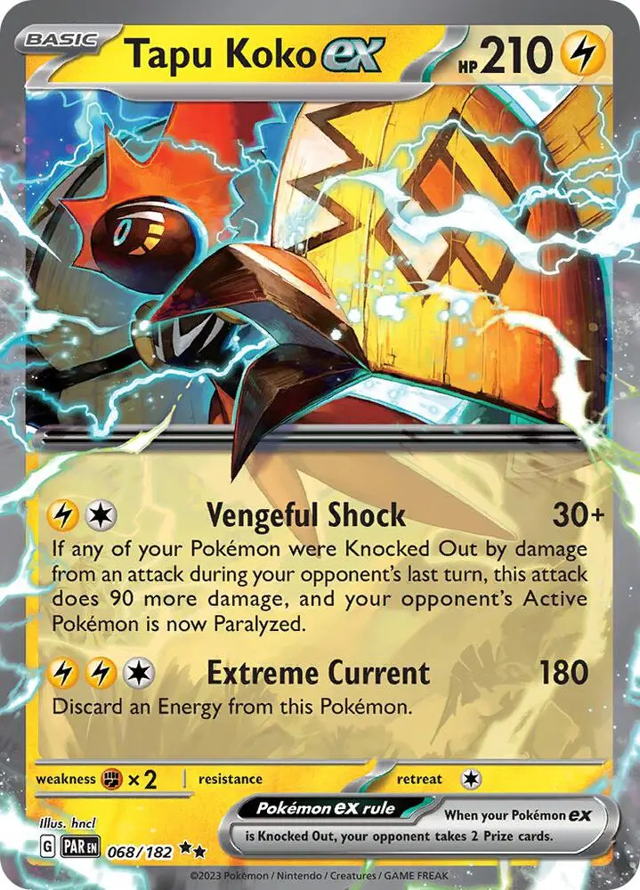 Tapu Koko ex, Paradox Rift 068/182