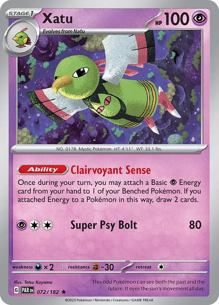 Xatu, Paradox Rift 072/182