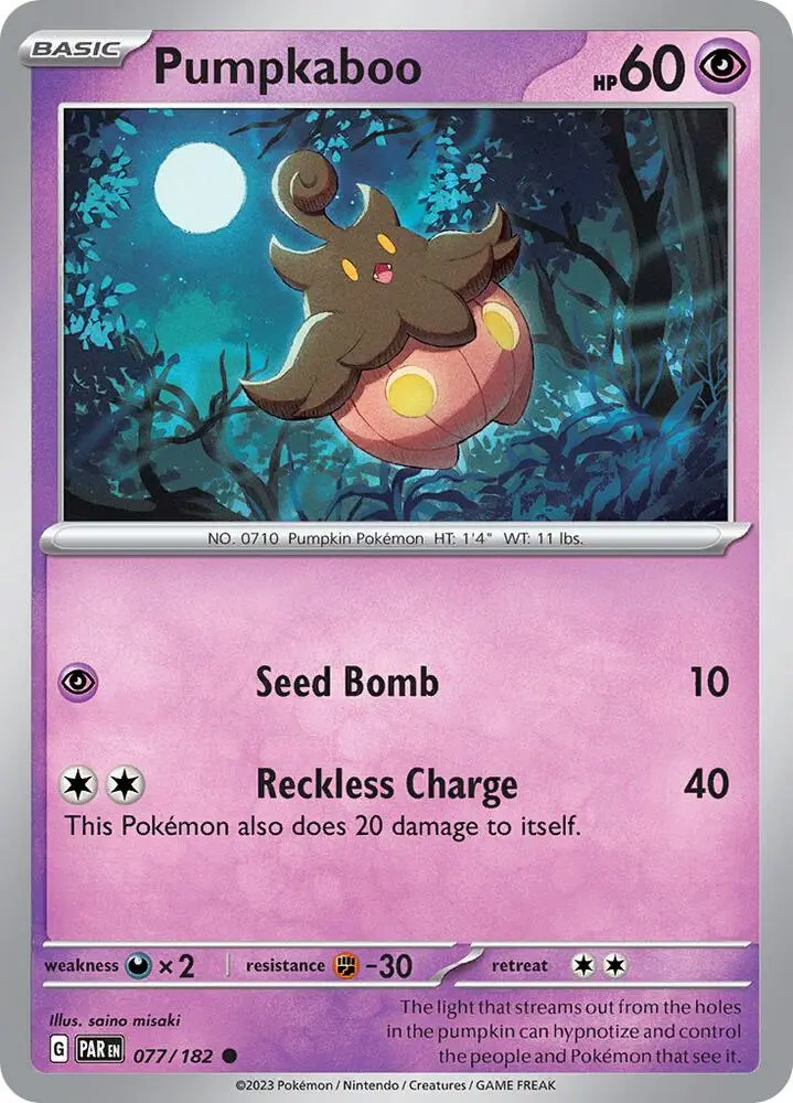 Pumpkaboo, Paradox Rift 077/182