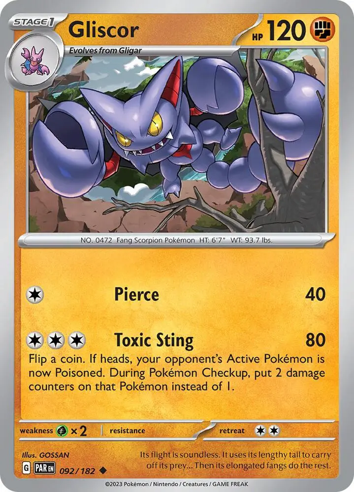 Gliscor, Paradox Rift 092/182