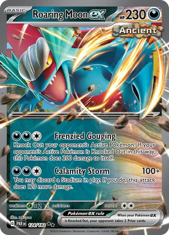 Roaring Moon ex, Paradox Rift 124/182