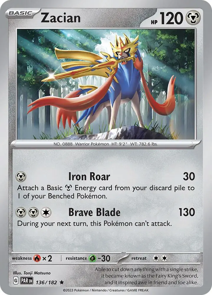 Zacian, Paradox Rift 136/182