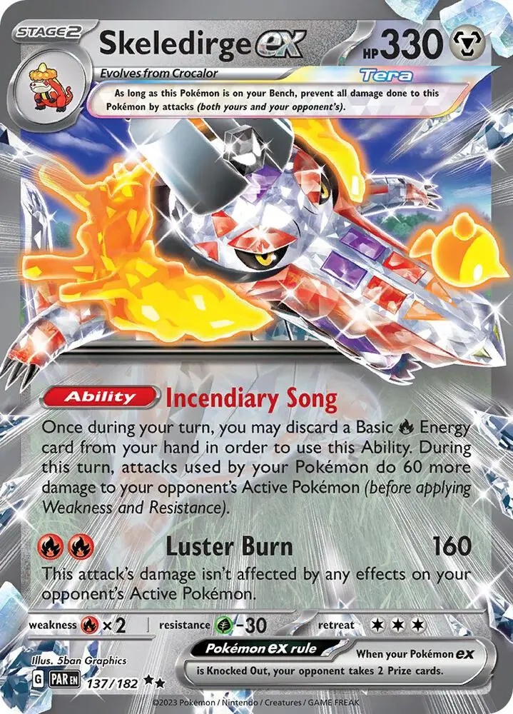 Skeledirge ex, Paradox Rift 137/182