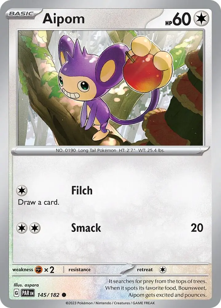 Aipom, Paradox Rift 145/182