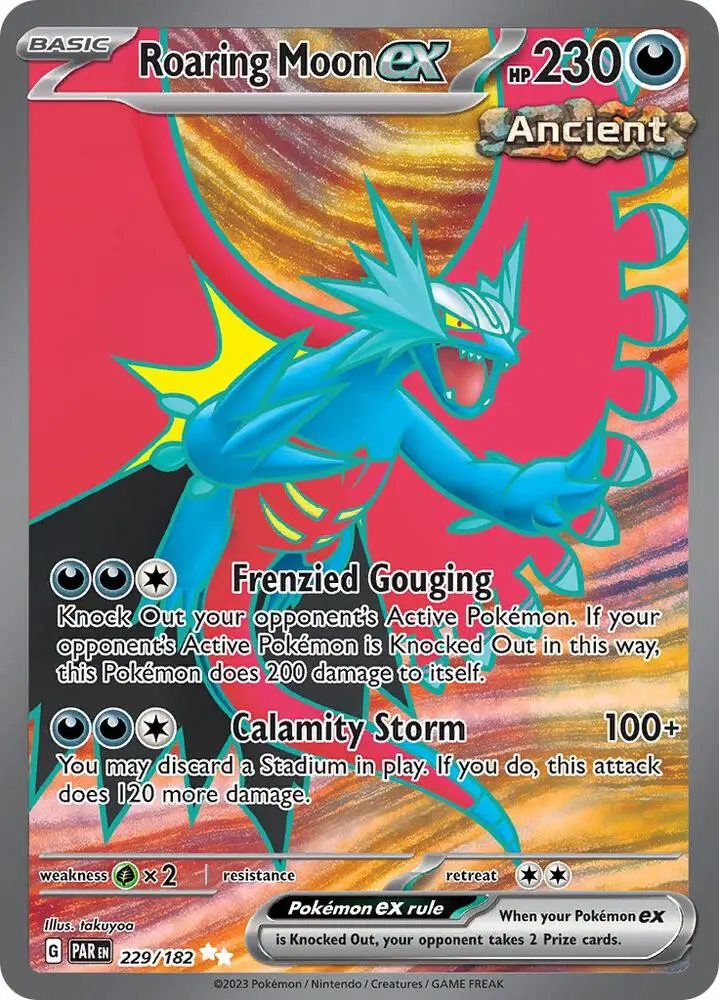 Roaring Moon ex, Paradox Rift 229/182