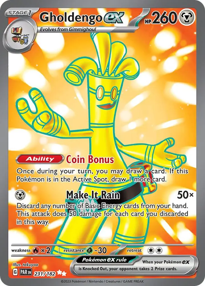 Gholdengo ex, Paradox Rift 231/182