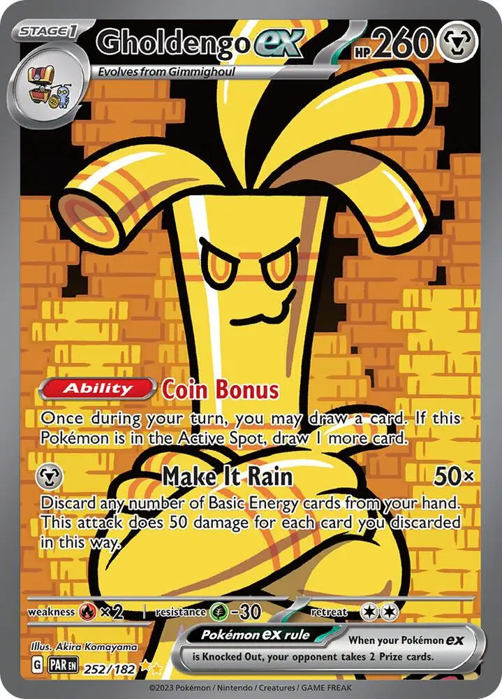 Gholdengo ex, Paradox Rift 252/182