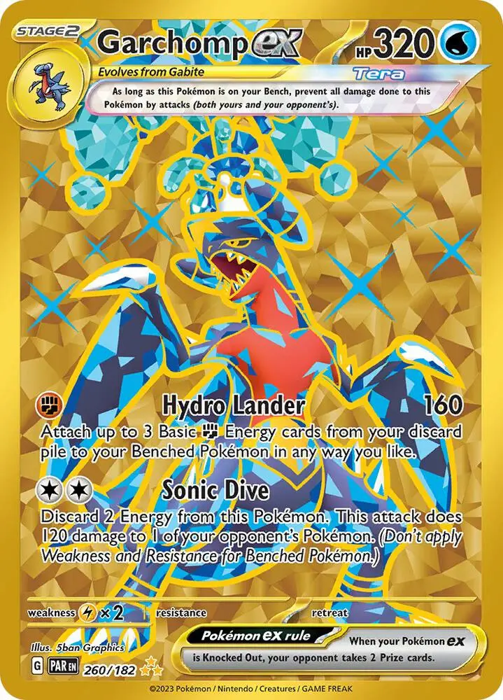 Garchomp ex, Paradox Rift 260/182