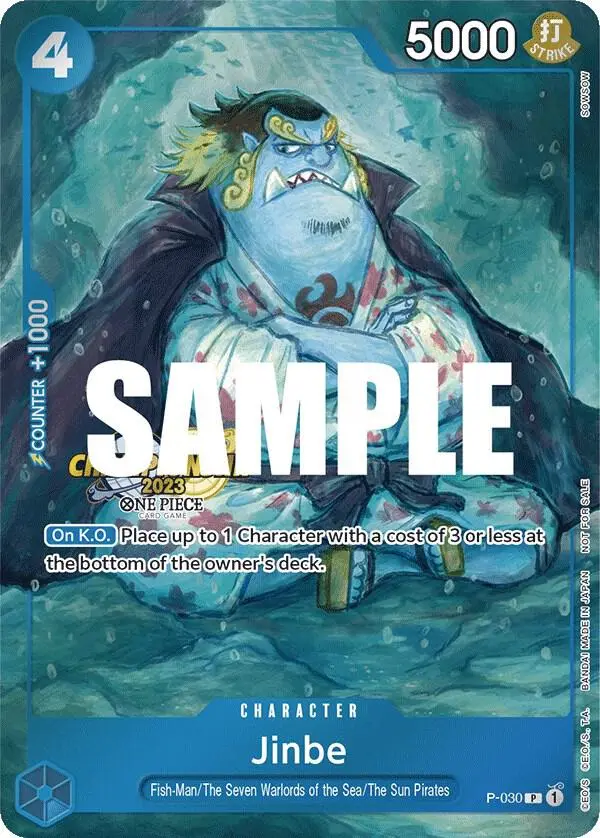 Jinbe (CS 2023 Event Pack), One Piece Promotion Cards P-030