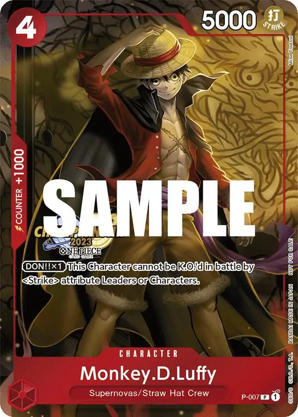 Monkey.D.Luffy (CS 2023 Celebration Pack), One Piece Promotion Cards P-007