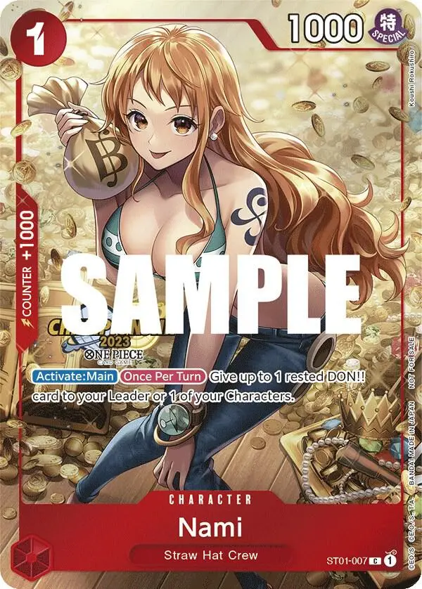 Nami (CS 2023 Celebration Pack), One Piece Promotion Cards ST01-007