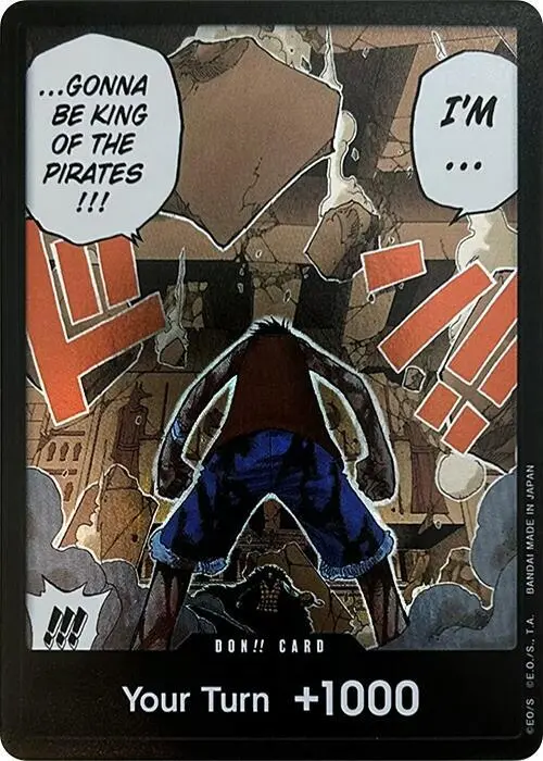 DON!! Card (Luffy vs. Crocodile Devil Fruits Collection Vol. 1), One Piece Promotion Cards DON!!