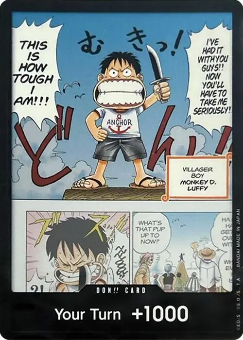 DON!! Card (Young Luffy Devil Fruits Collection Vol. 1), One Piece Promotion Cards DON!!