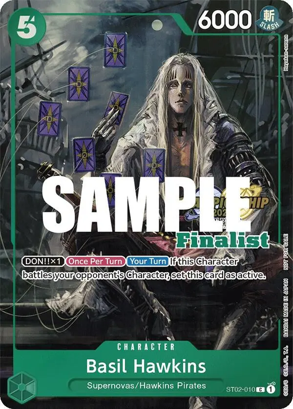 Basil Hawkins (CS 2023 Top Players Pack Finalist), One Piece Promotion Cards ST02-010